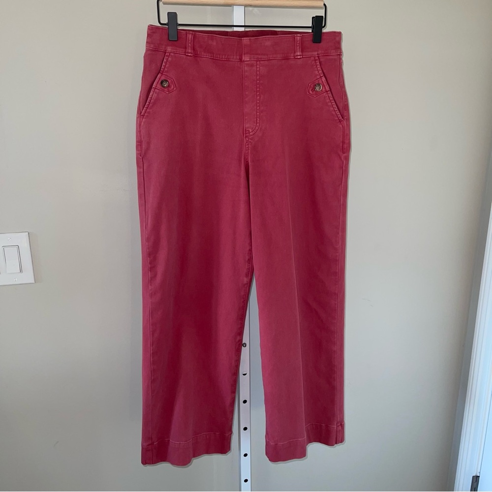 SPANX Women's Wide Leg Pants in Red